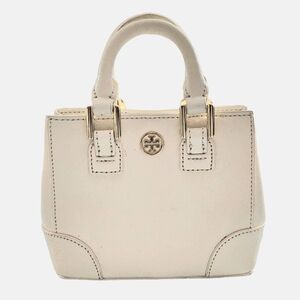 Tory Burch Mini Satchel Crossbody/Top handle Cream Bag